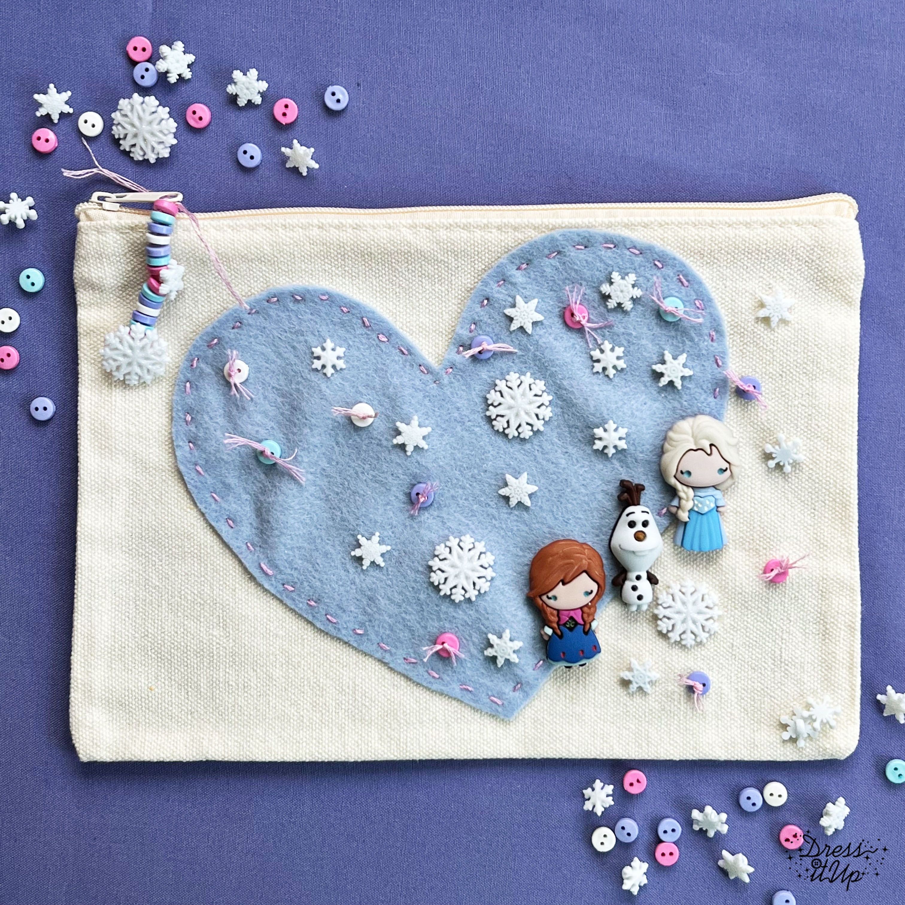 Frozen Zipper Bag with May Flaum Dress It Up