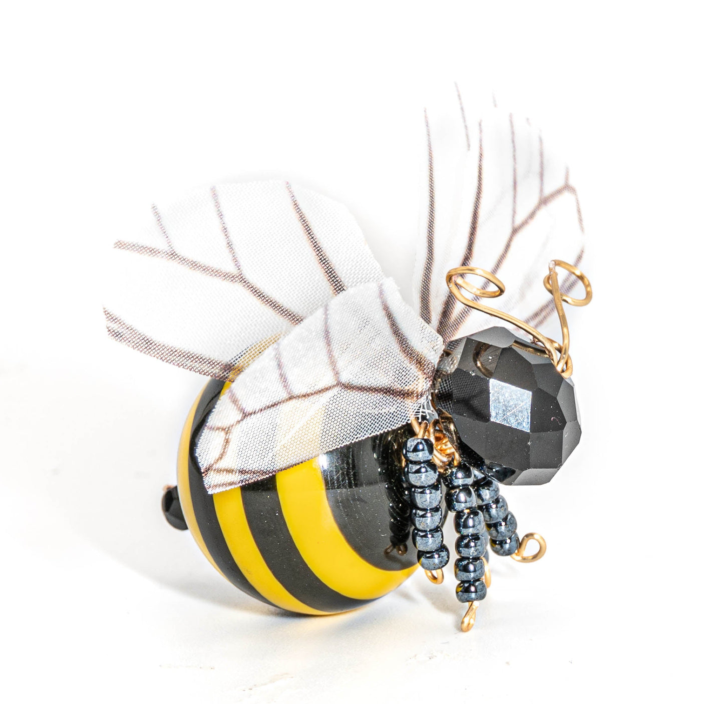 DIY wire-wrapped busy bee kit from Jesse James Beads