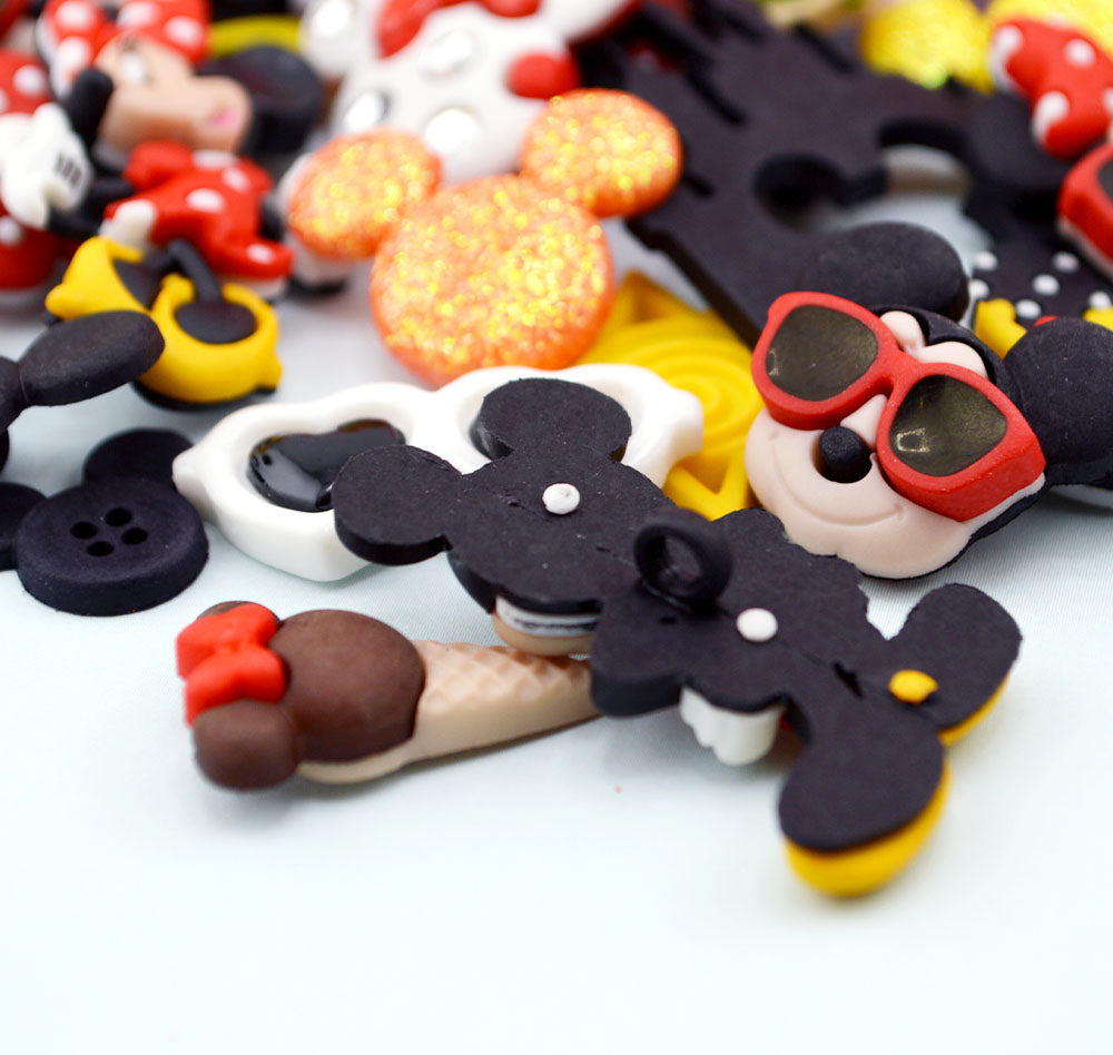 12 Pack Magic Vacation Themed Embellishment Bundle 50 Pieces
