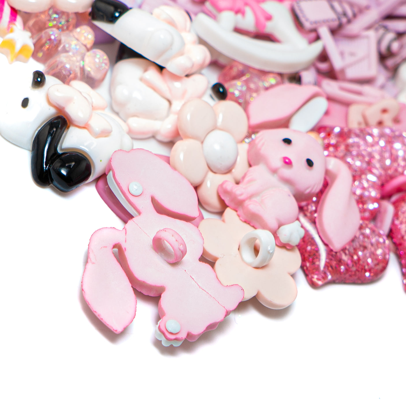 Baby Girl Themed 12-Pack Craft Embellishment Assortment, 100 Pieces