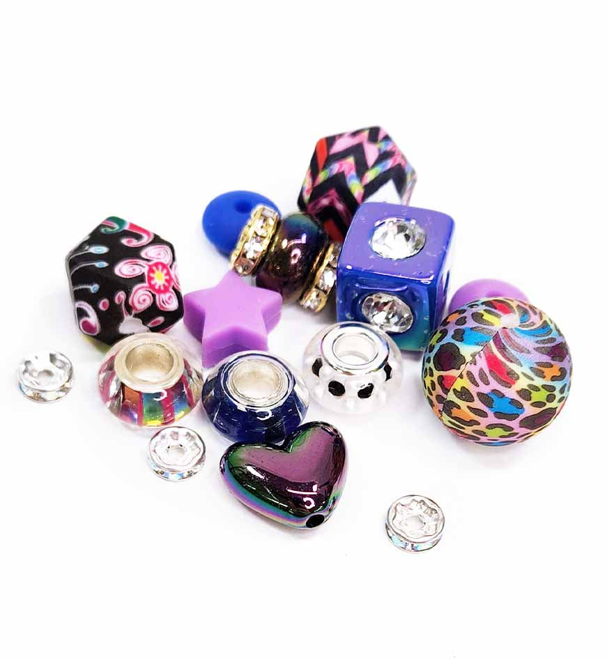 Rainbow Wild Beadable Pen & Keychain Kit