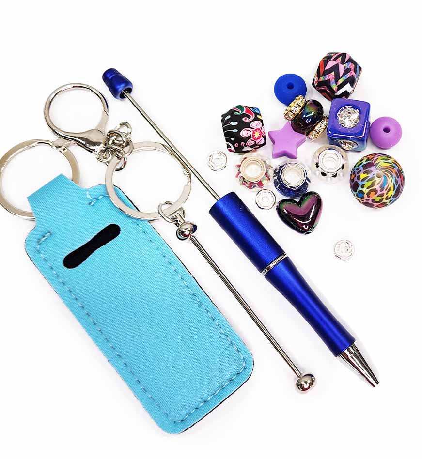 Rainbow Wild Beadable Pen & Keychain Kit