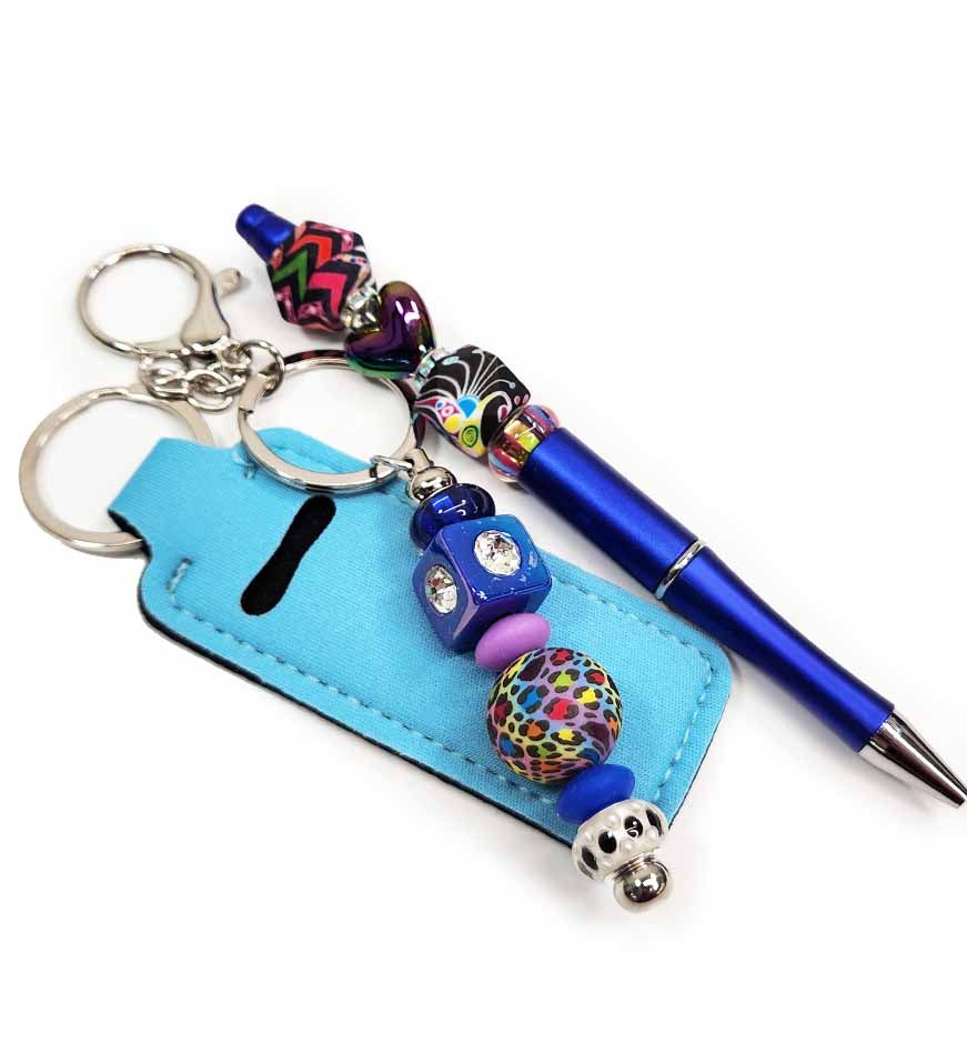 Rainbow Wild Beadable Pen & Keychain Kit