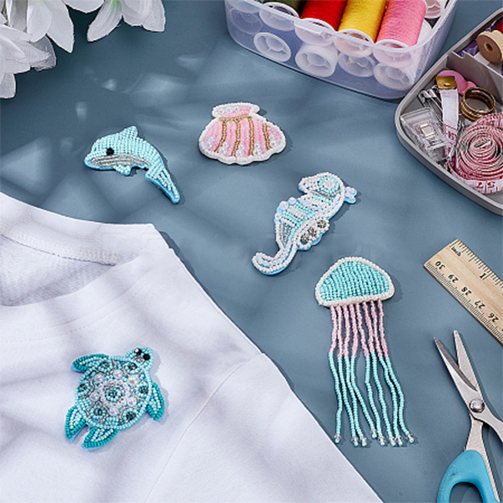 Ocean Adventure Beaded Patch Collection