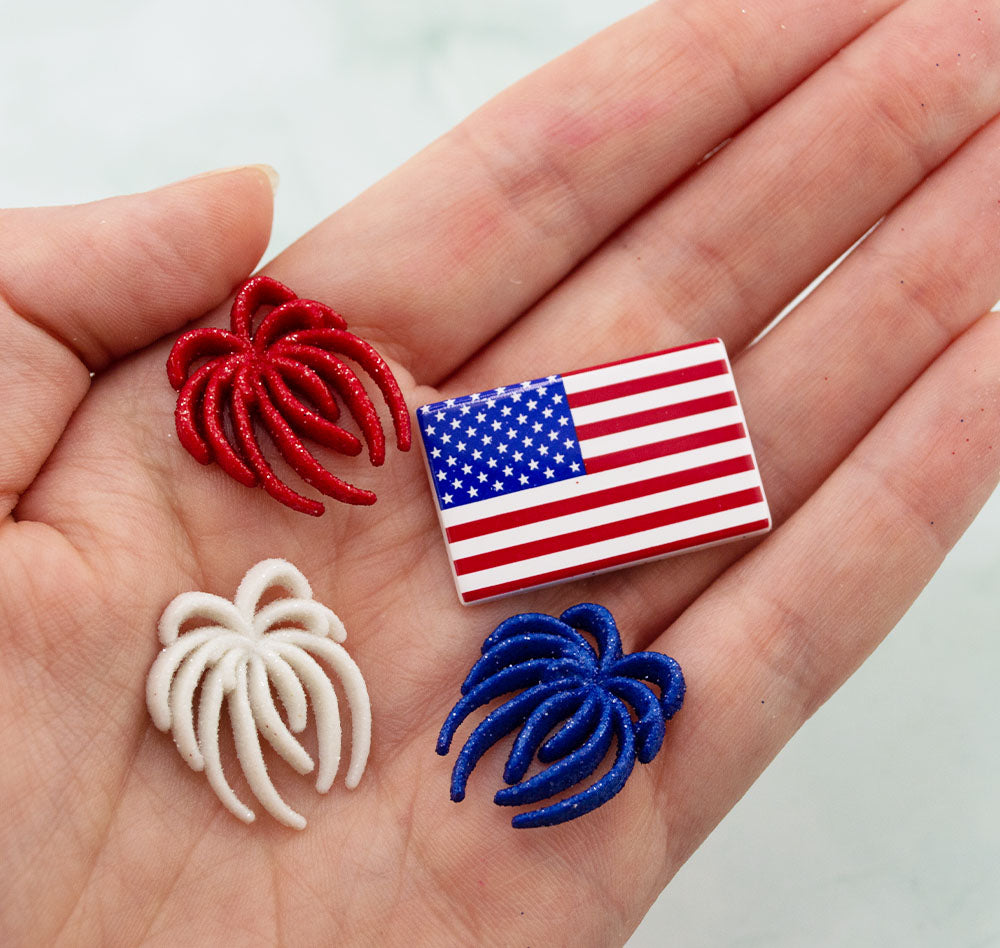 American Flag and Fireworks 48 Piece Assortment