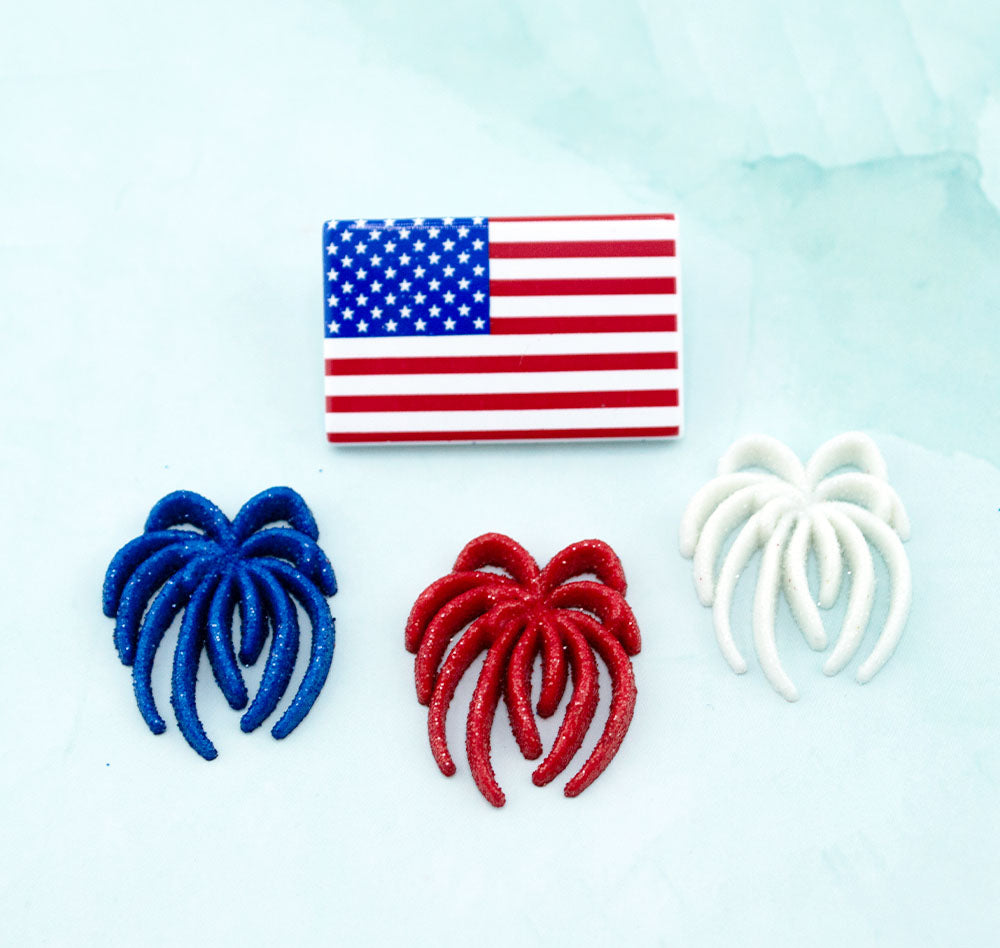 American Flag and Fireworks 48 Piece Assortment