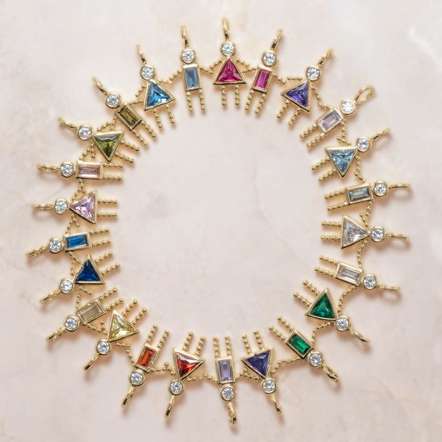 Birthstone People Charms