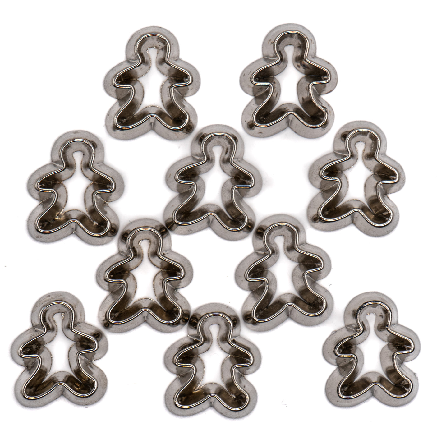 Cookie Cutter Singles- 10 pieces Gingerbread Holiday Themed