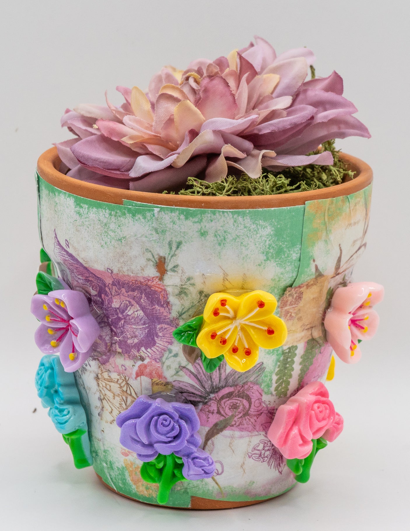 Rose Garden Multi Color Flowers Nature Themed Embellishments
