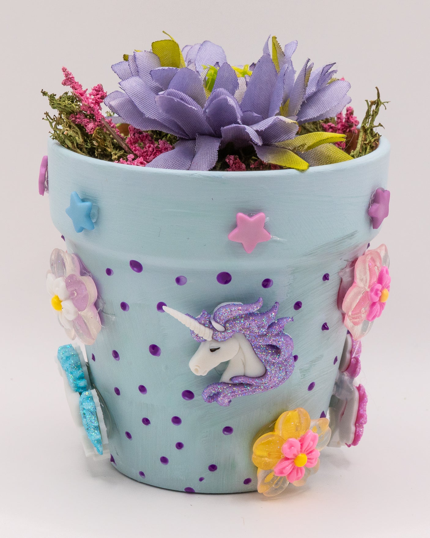 Spring Fever Flower Themed Resin Embellishments