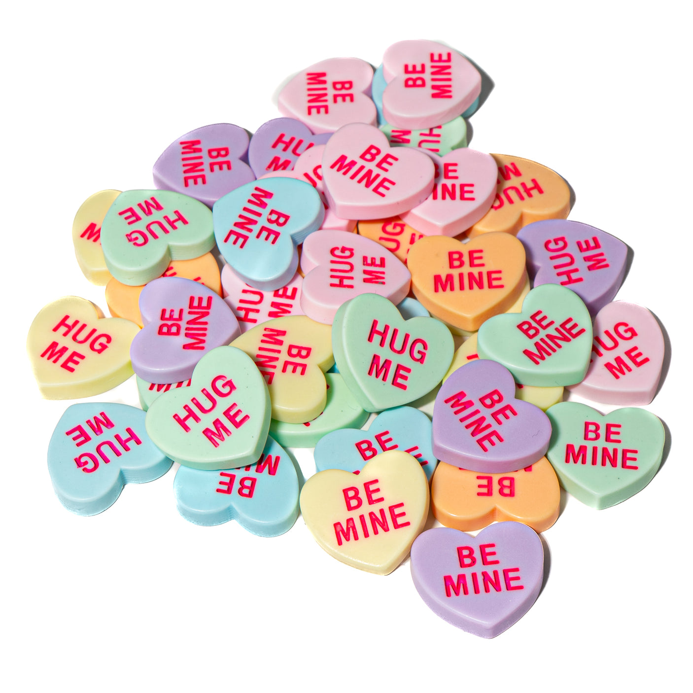 Valentine Candy Resin Bundle Heart Themed Embellishments