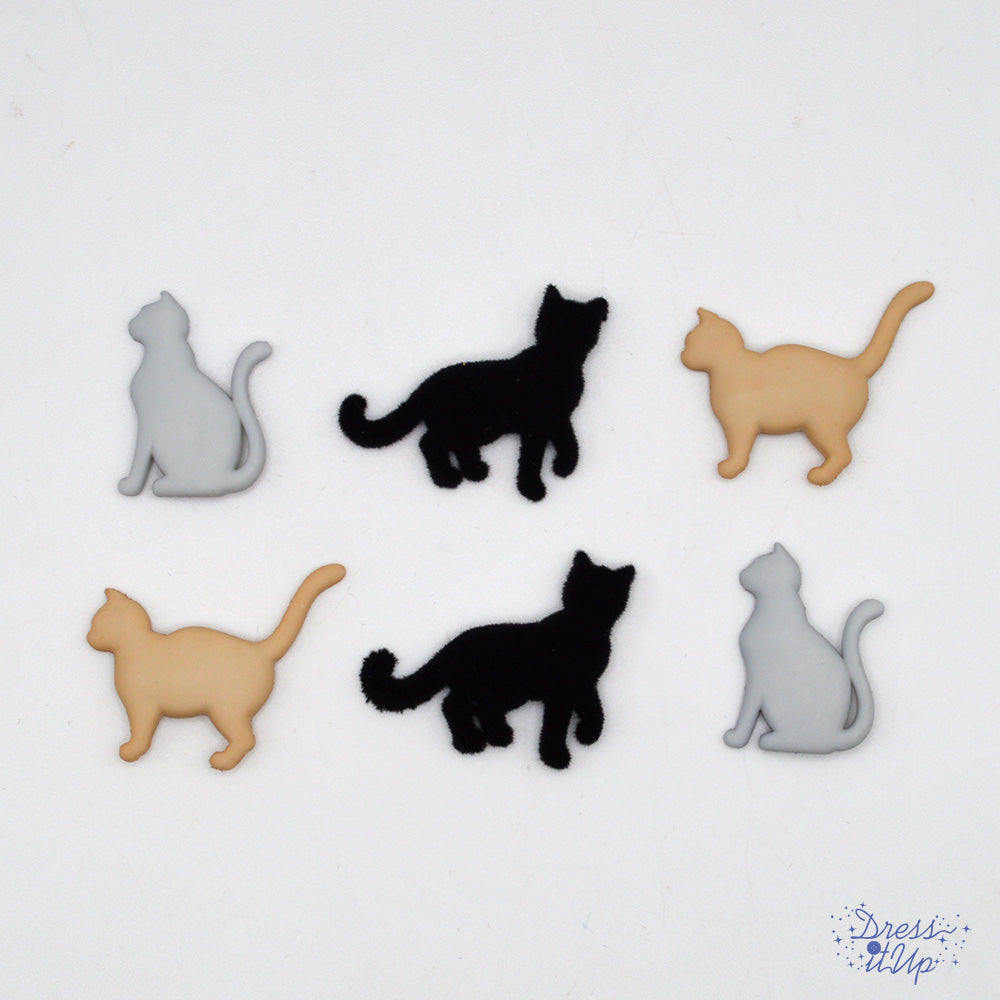 I Love Cats Pet Themed Buttons