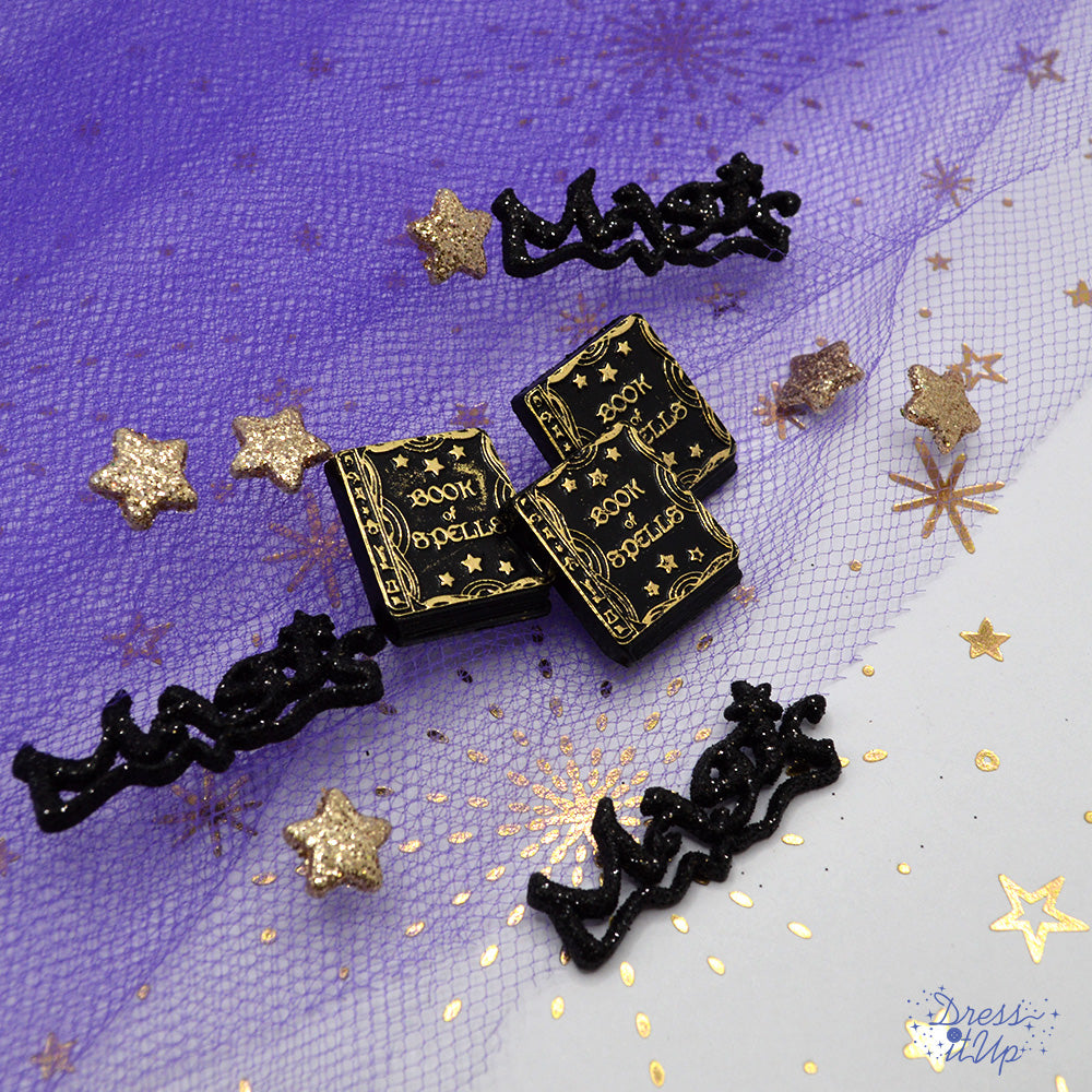 I Put A Spell On You Magic Witchy Flat Back Shank Buttons