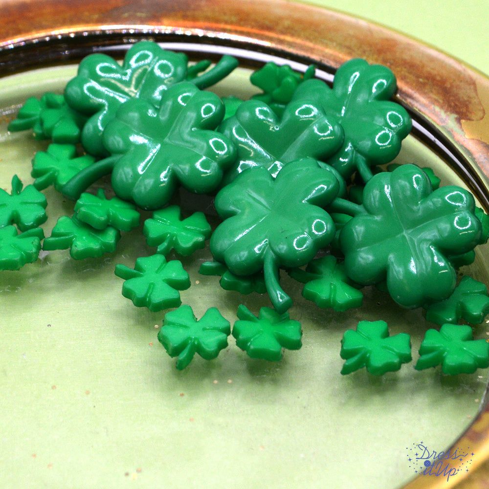 I Wish You A Happy St. Patrick's Day Shamrock Buttons