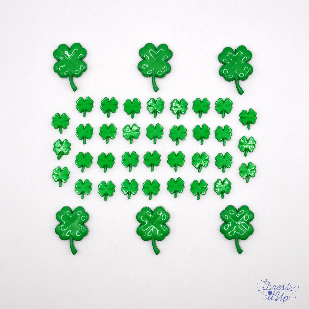 I Wish You A Happy St. Patrick's Day Shamrock Buttons