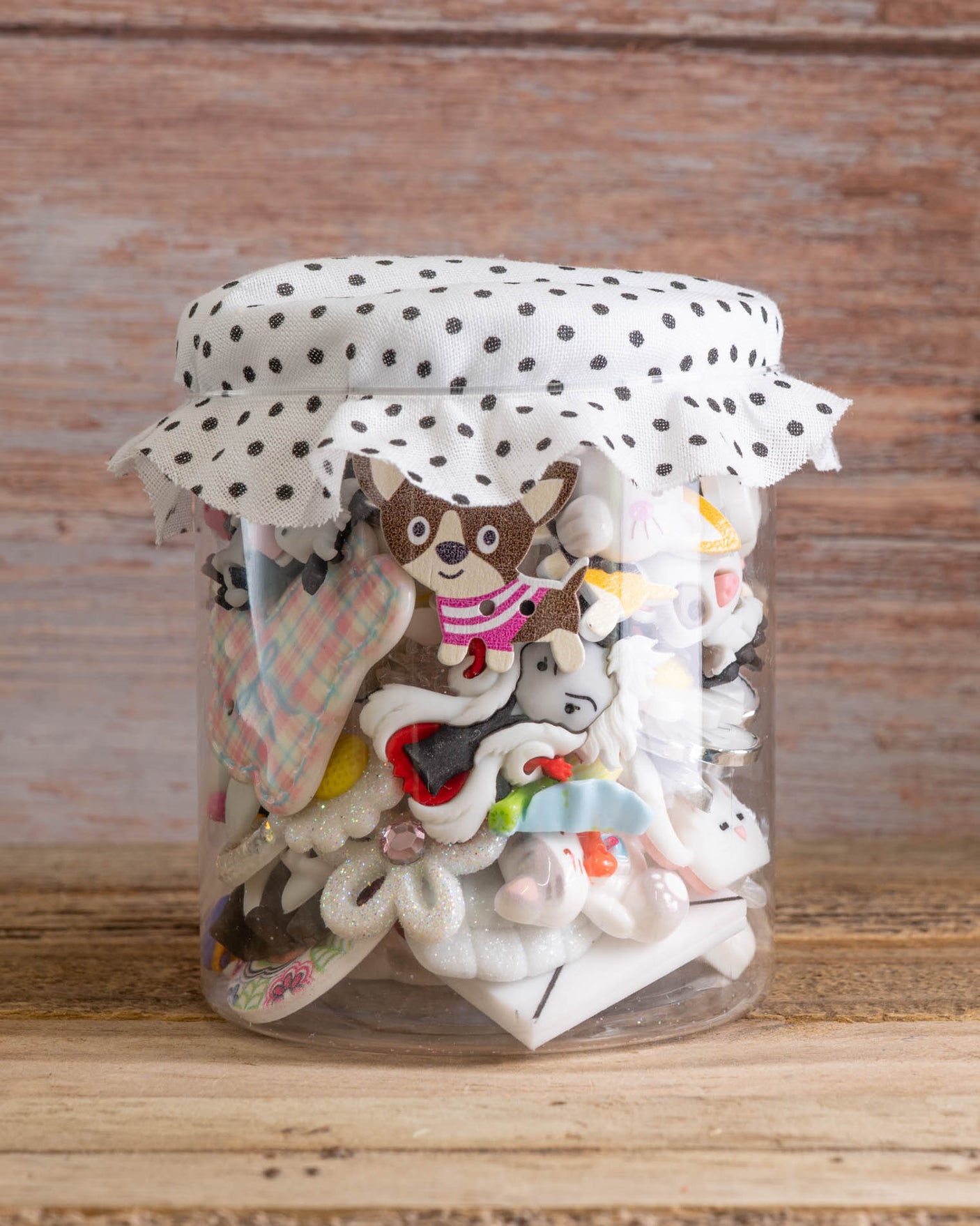 Color Jars in White 80 Piece Assortment