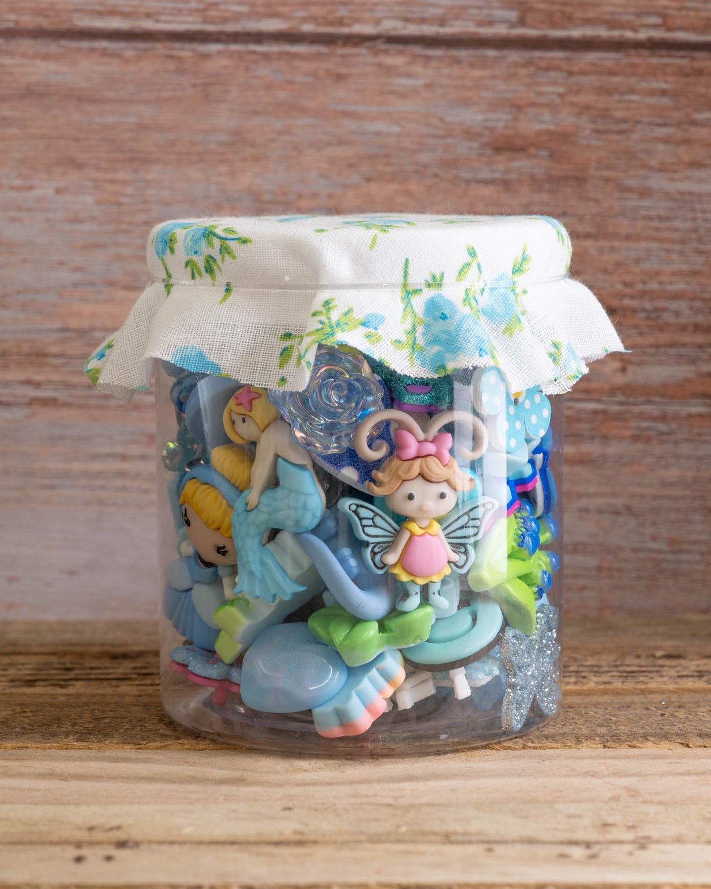 Color Jars in Light Blue 80 Piece Assortment