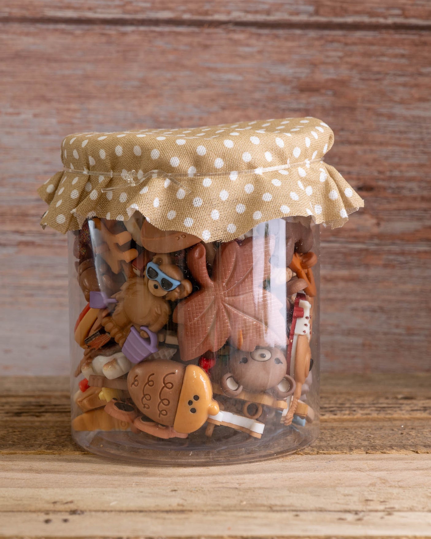 Color Jars in Brown 80 Piece Assortment