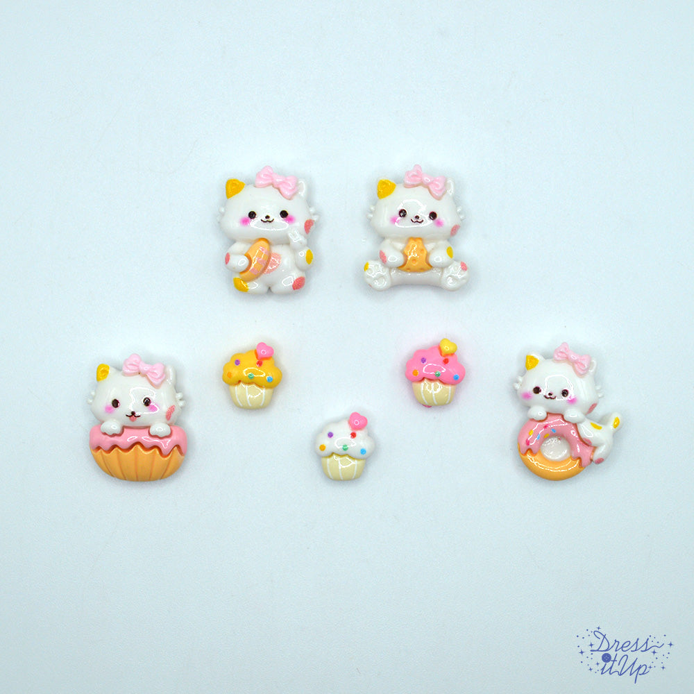 Kittens and Cupcakes Cute Embellishments
