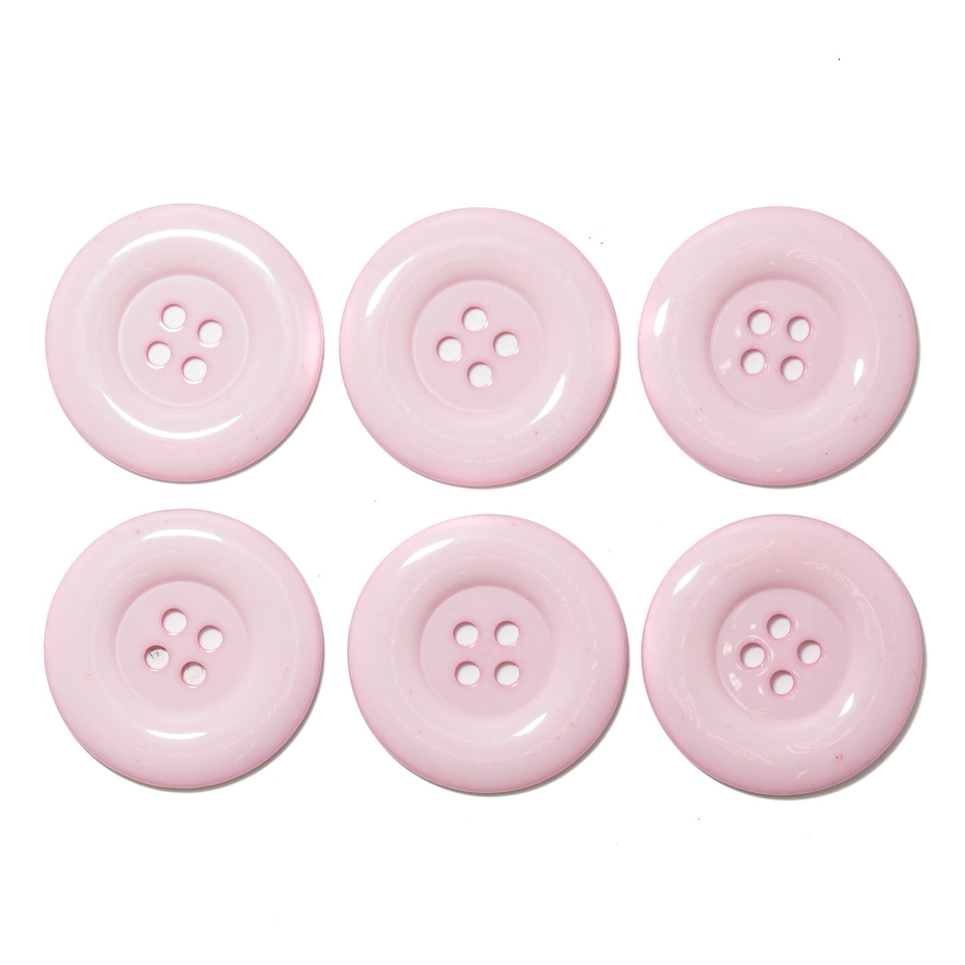 Big Button Light Pink 33mm 4 Hole Buttons