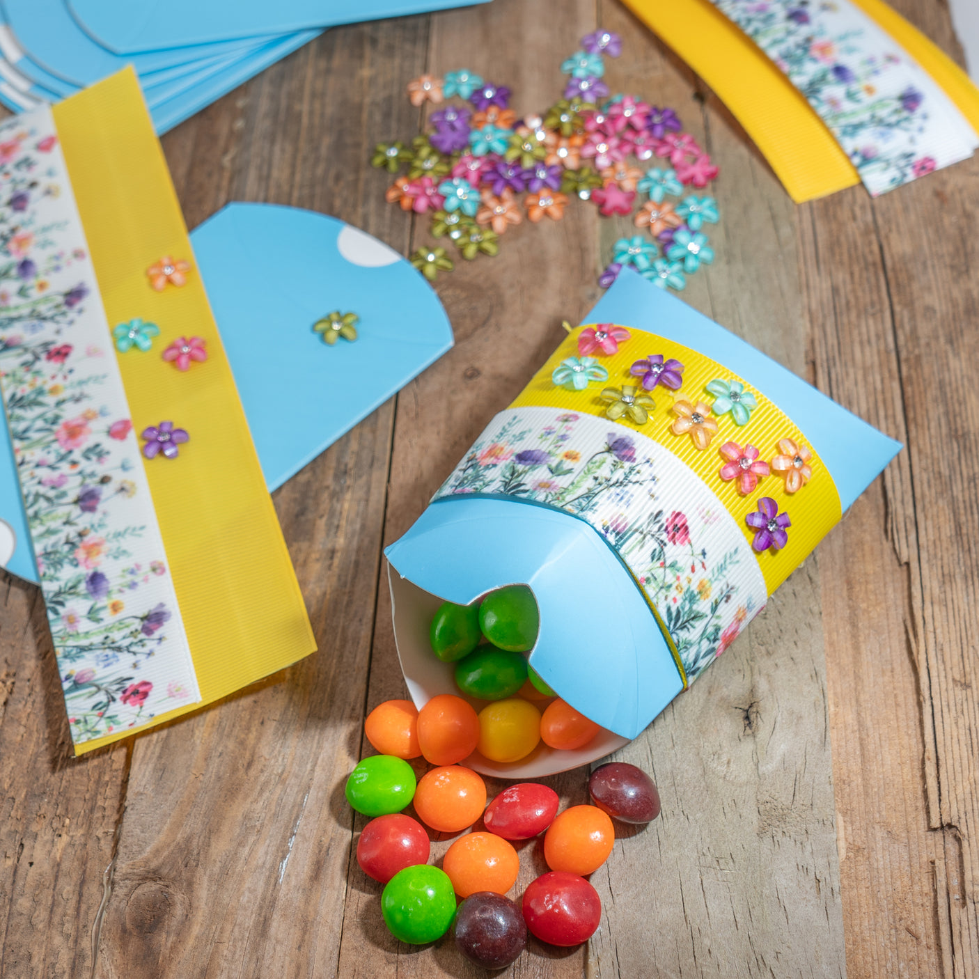 DIY Pillow Party Favor Kit in Garden Flower , 66 pieces