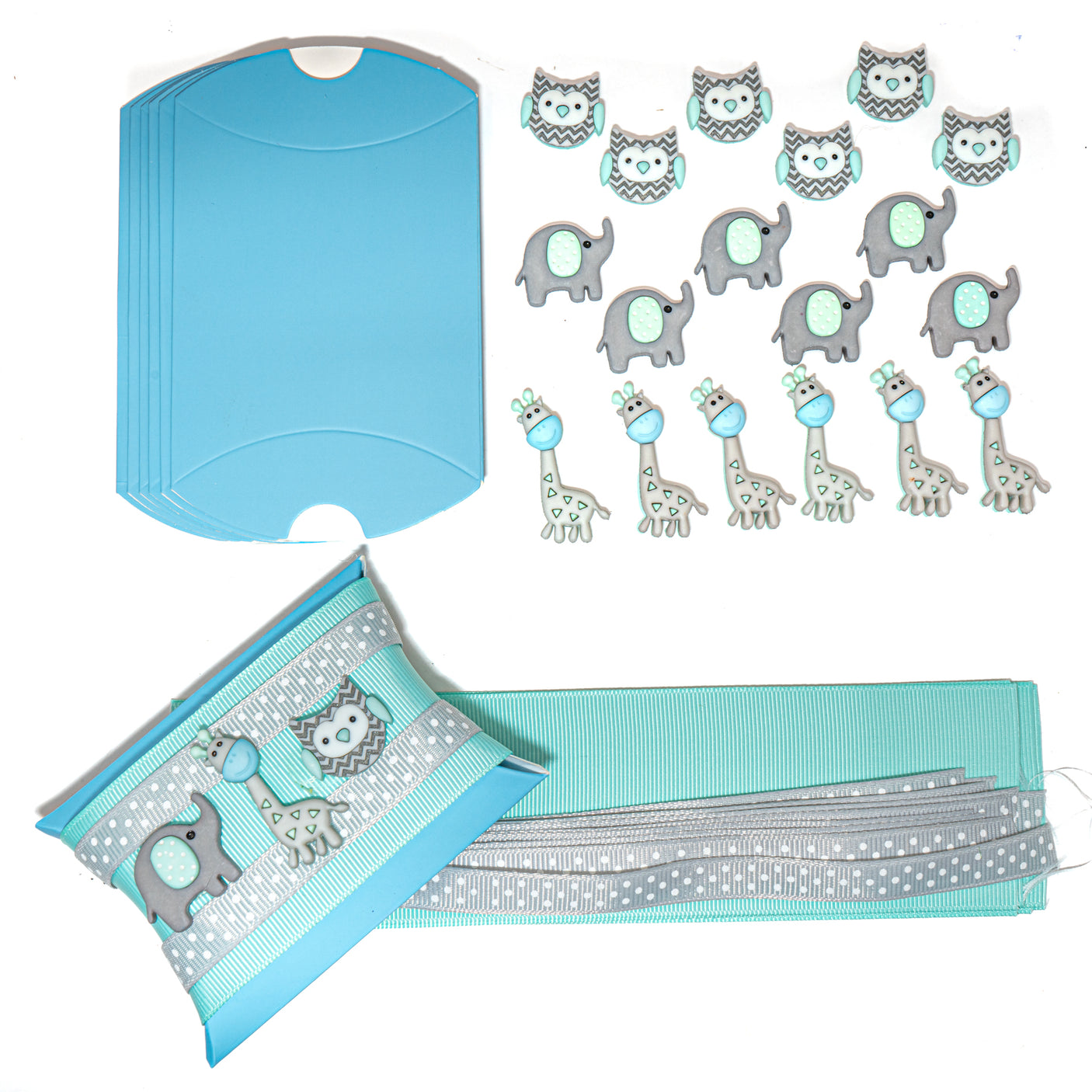 DIY Party Favor Kit in Baby Boy, 36 pieces