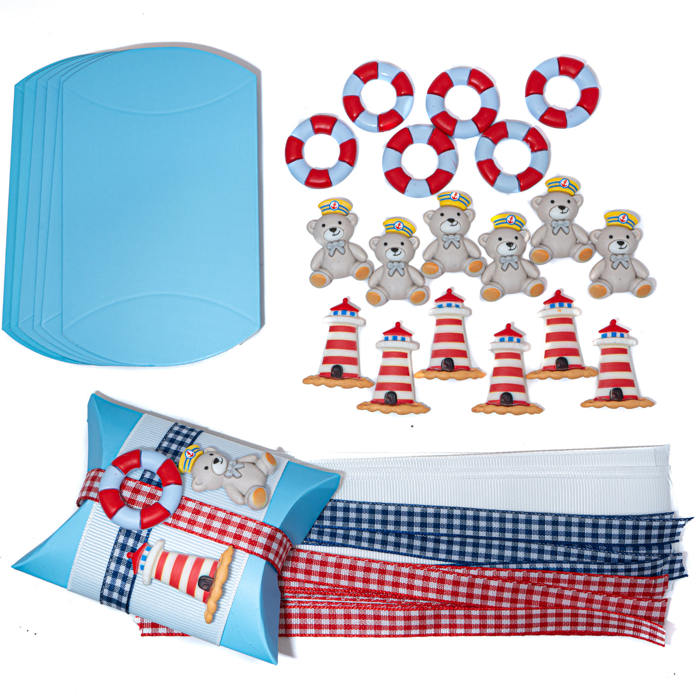 DIY Party Favor Kit in Sailor Boy, 36 pieces