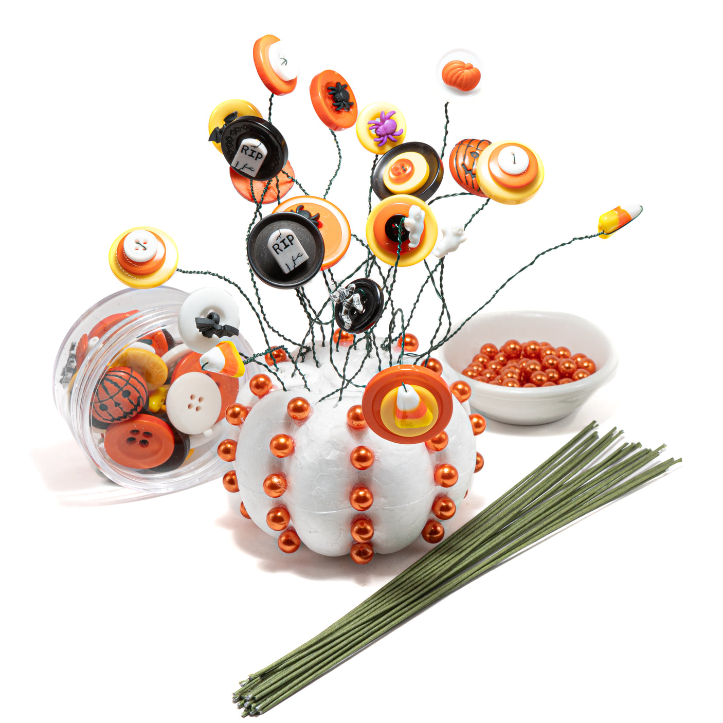Haunted Harvest Pumpkin Bouquet Kit