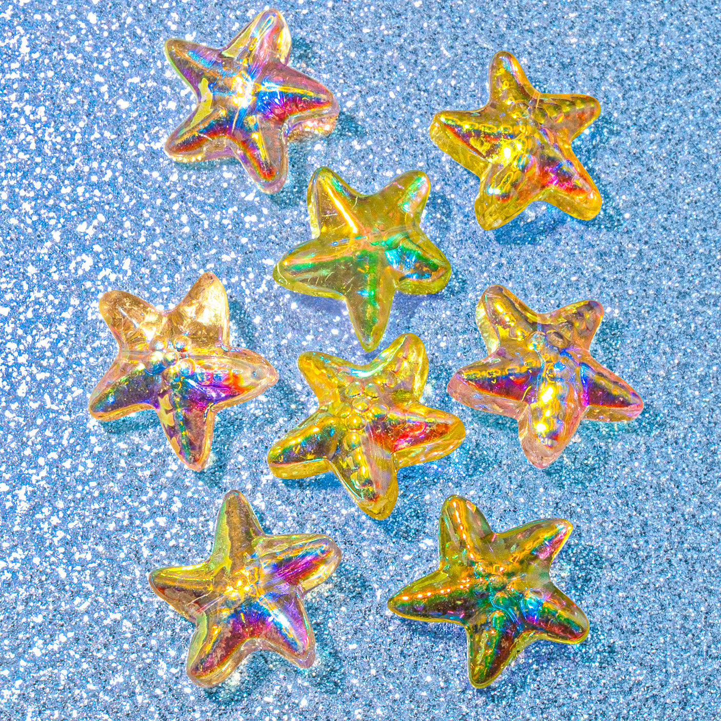 Sea Star Sparkle Starfish Shells Beach Ocean Themed Embellishments