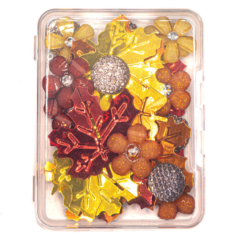 Sequin Shaker Embellishment Mix In Leaf Pile