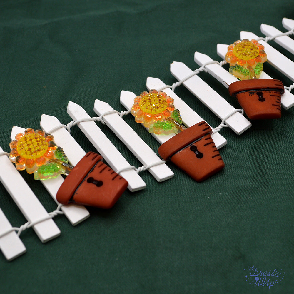 Shining Like A Sunflower Resin Flower Nature Embellishments