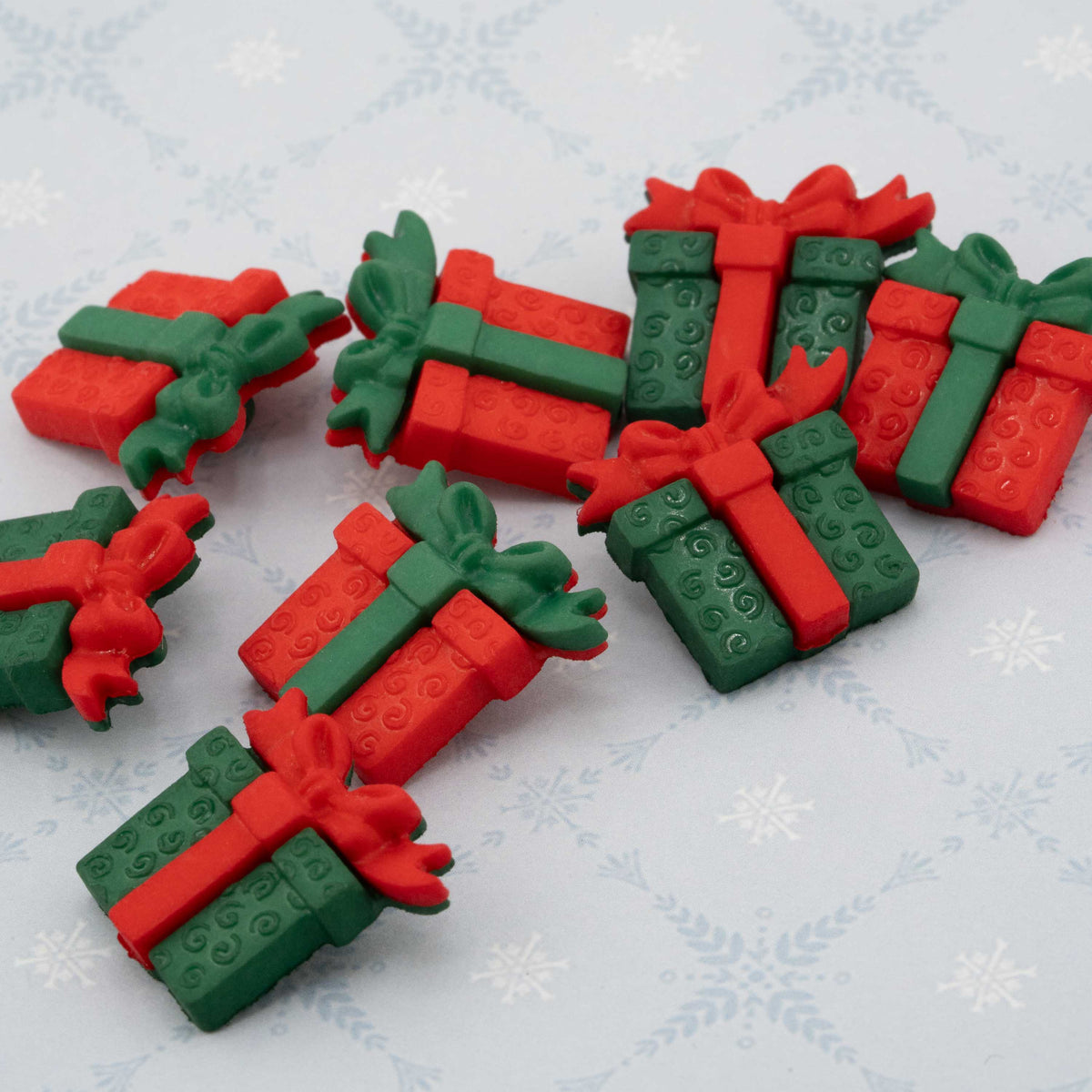 Christmas Presents Themed Loop Back Buttons
