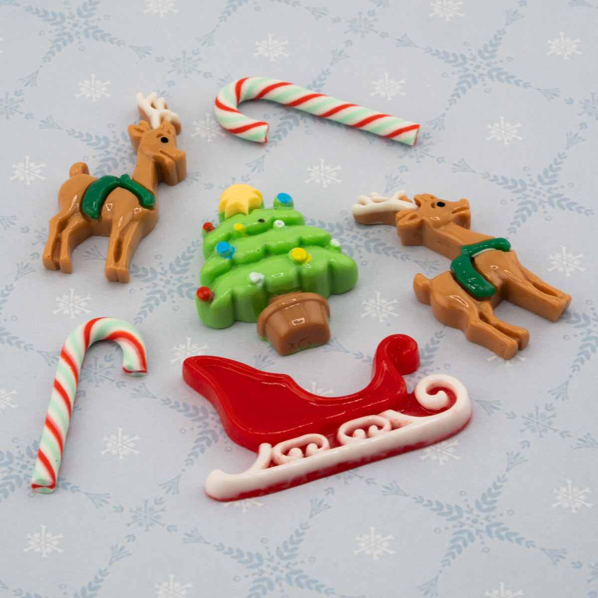 Santa’s Sleigh Ride Christmas Embellishment Mix