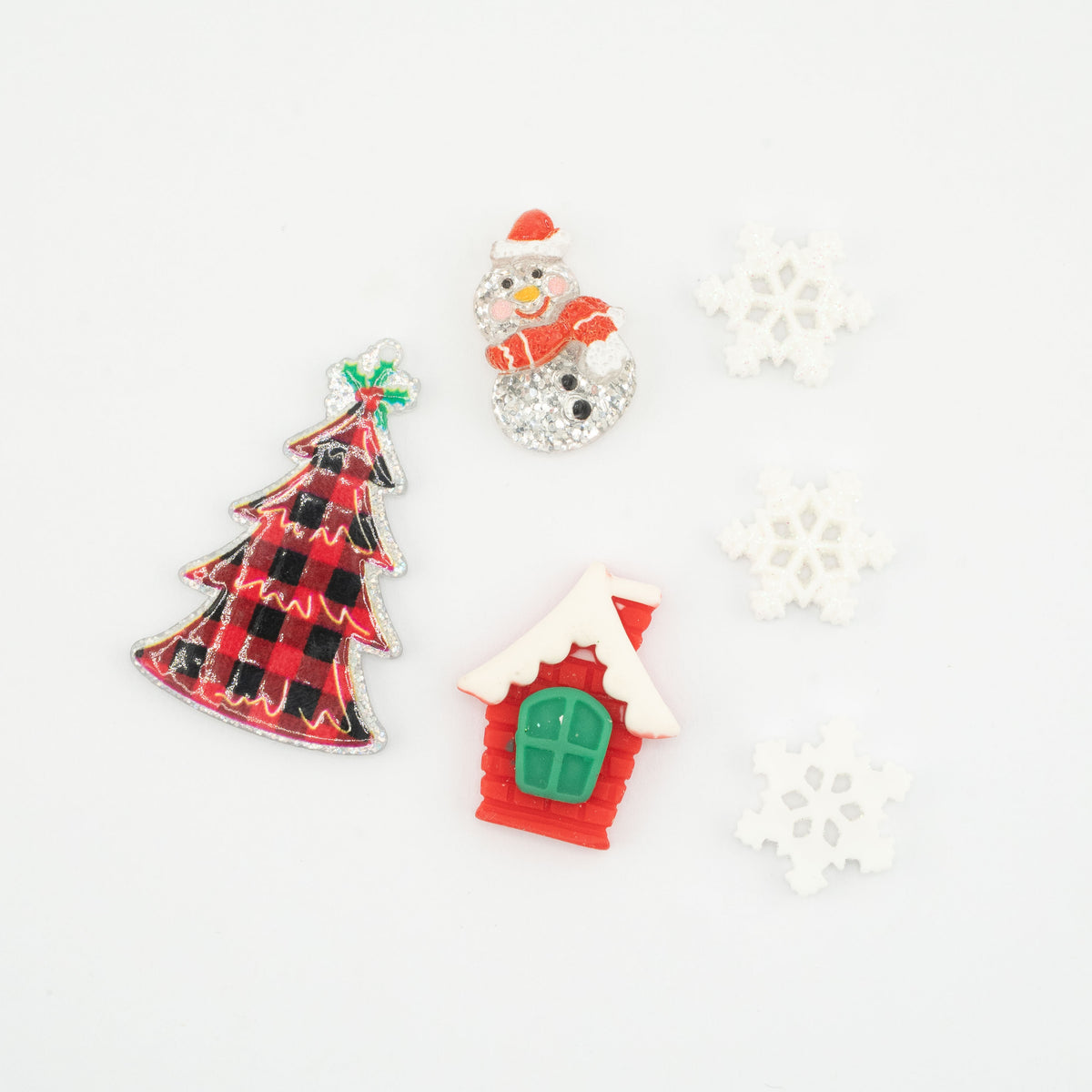 Cozy Christmas Flatback Craft Embellishments