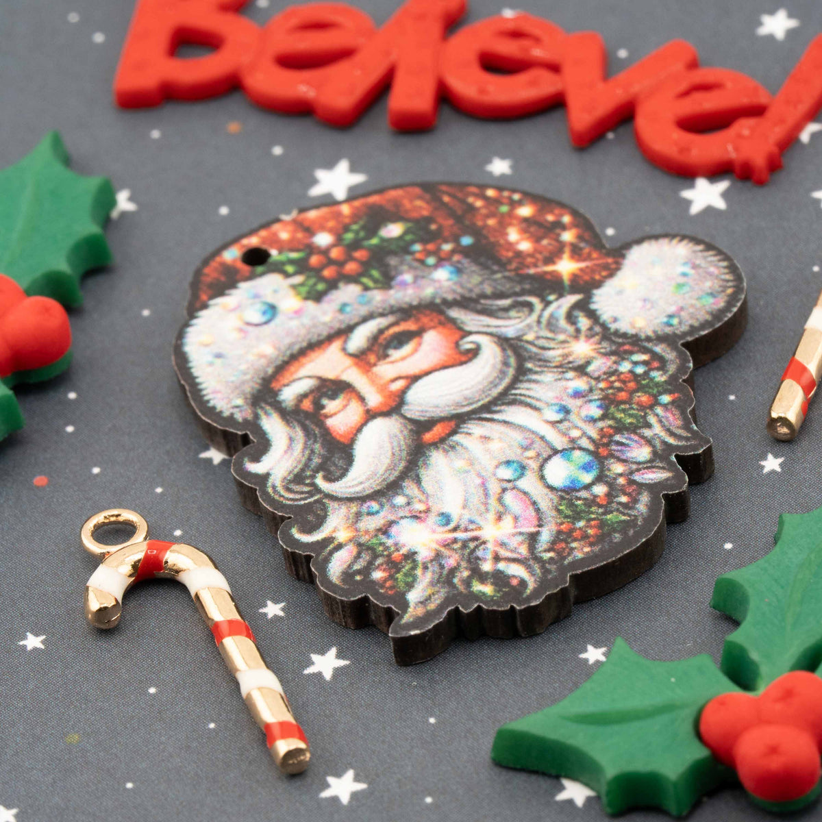 Christmas Magic Flatback & Charm Craft Embellishment Mix