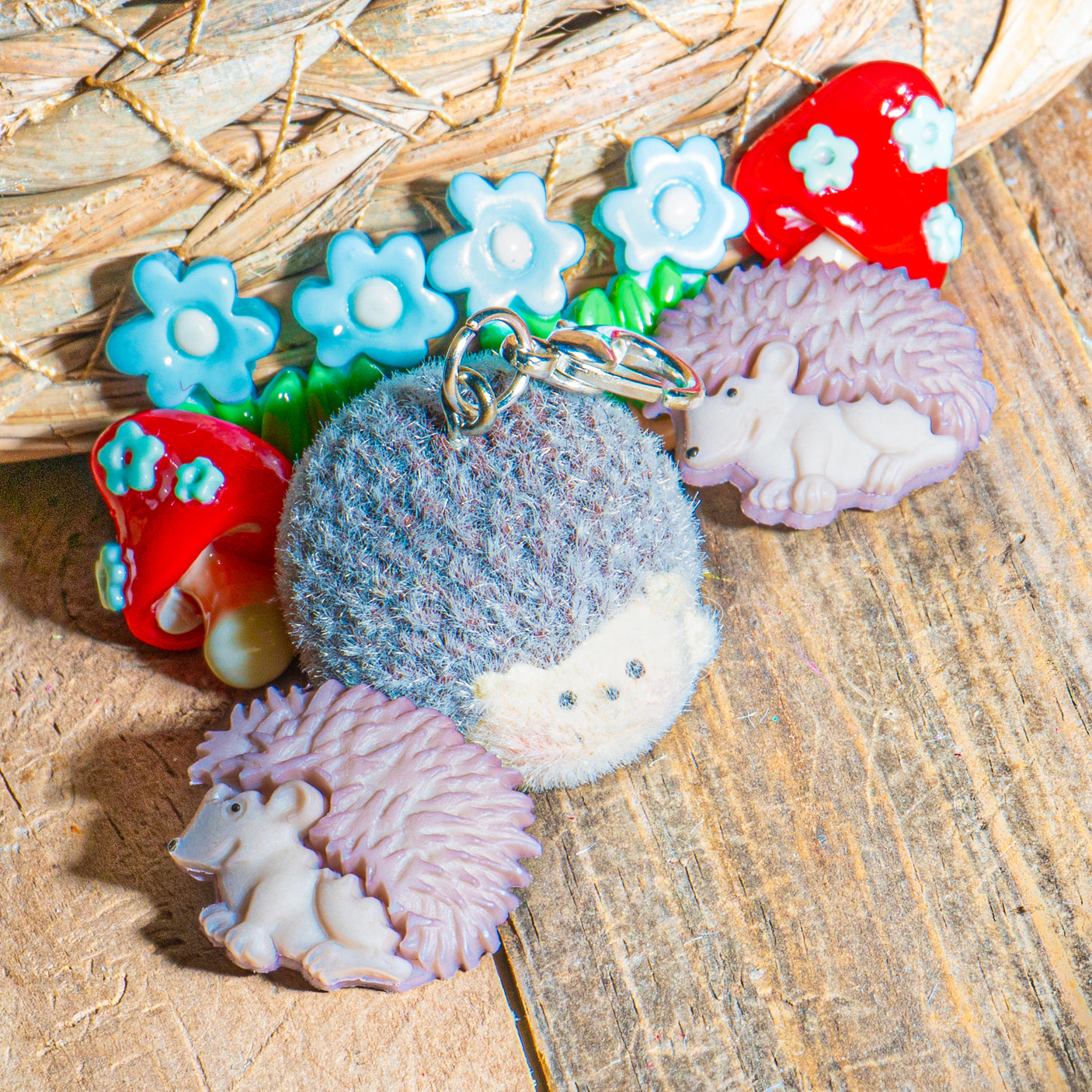 Mossy Meadow Hedgehog Embellishment Pack