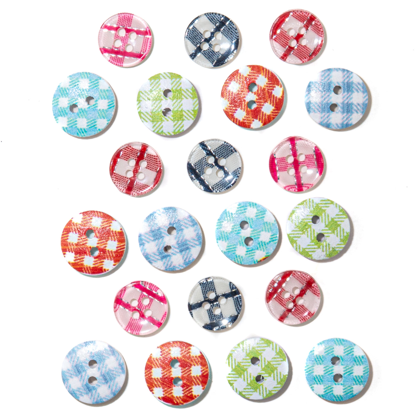 Pastel Sew-Thru Buttons, 20 pieces
