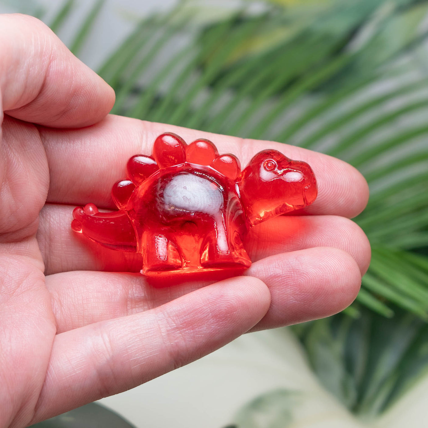 Transparent Plastic Dino Trio Sets