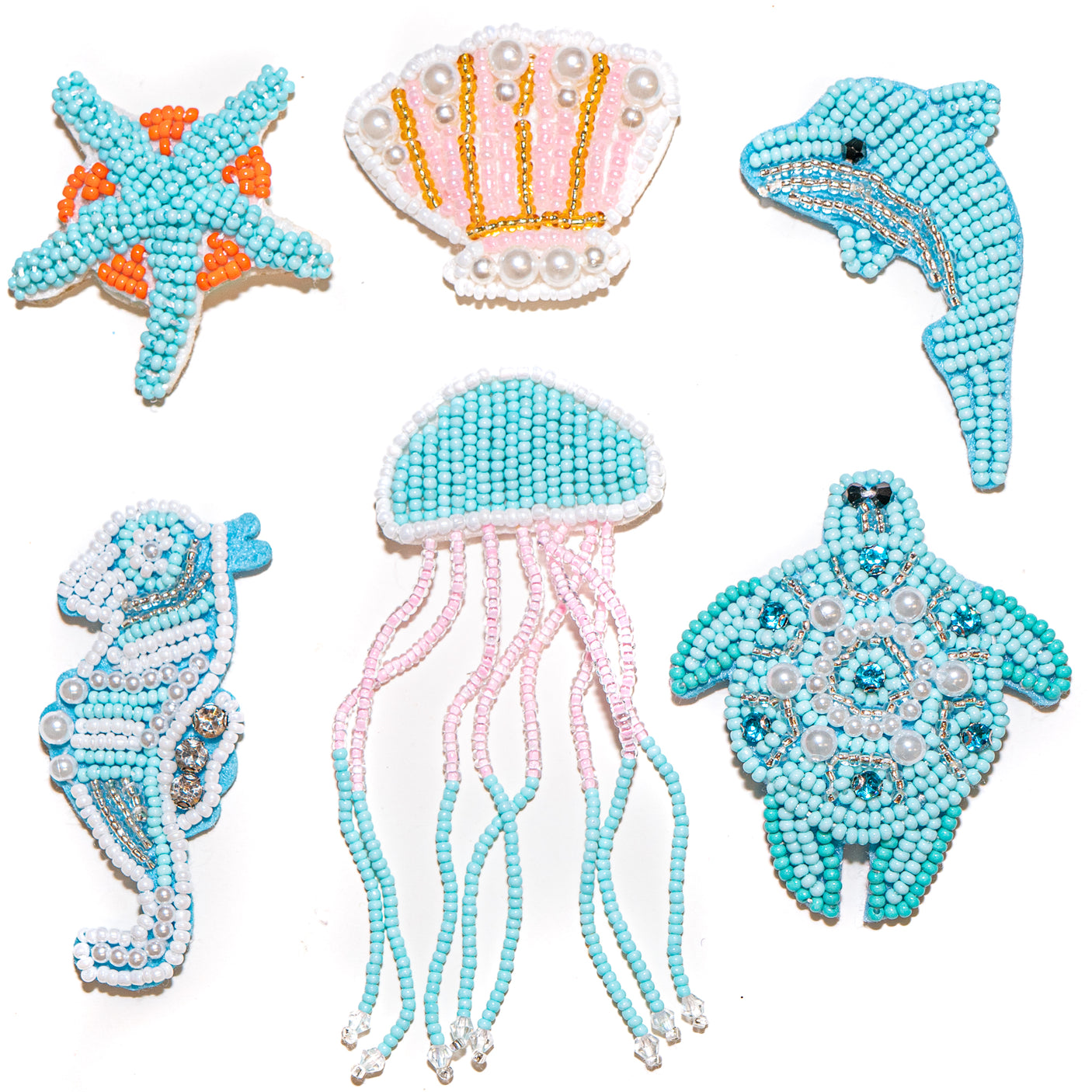 Ocean Adventure Beaded Patch Collection