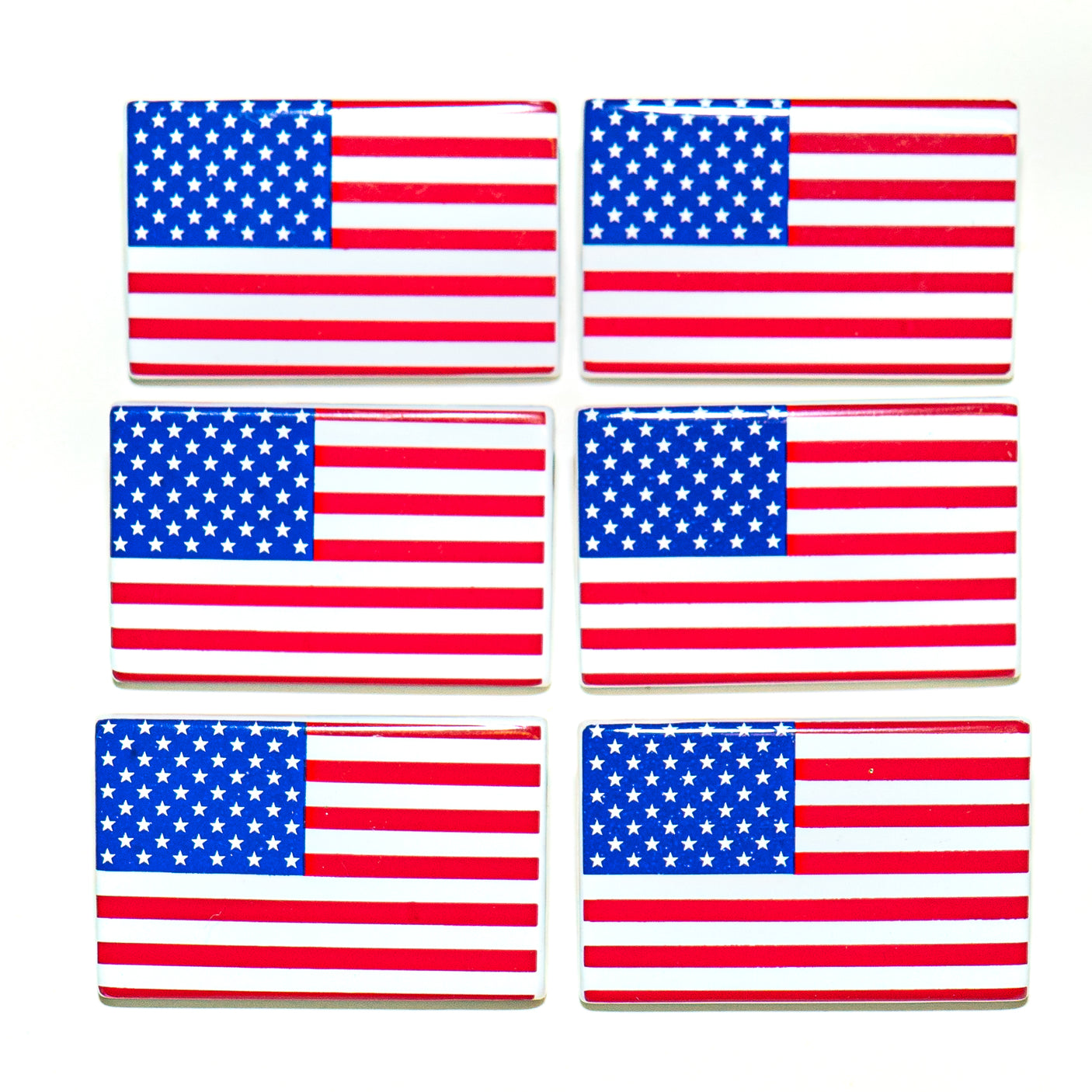 American Flags Craft Buttons