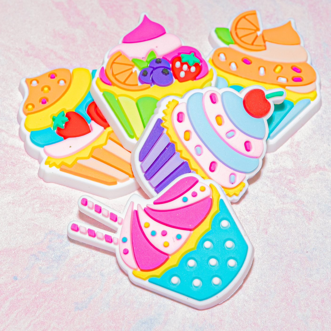 Sweet Cupcake Flat Back Craft Embellishments