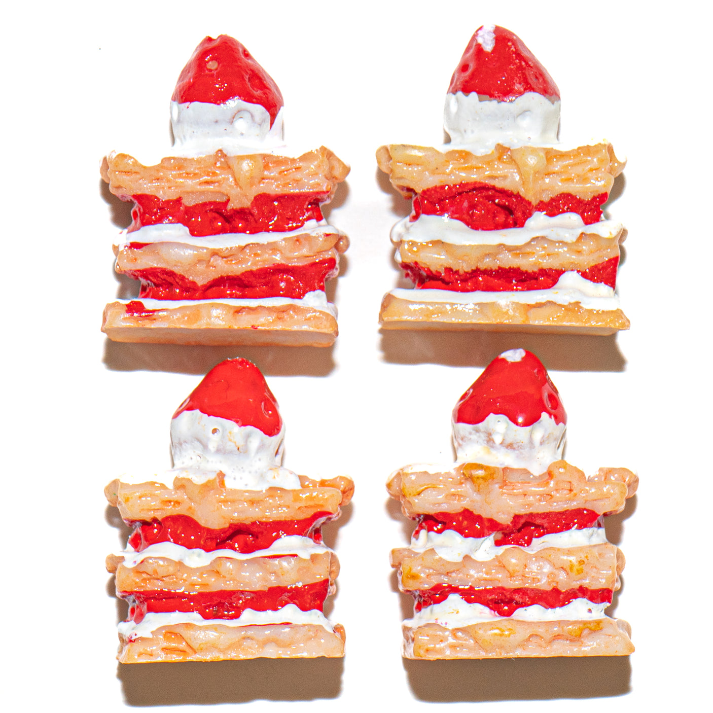 Strawberry Birthday Cake Cabochon