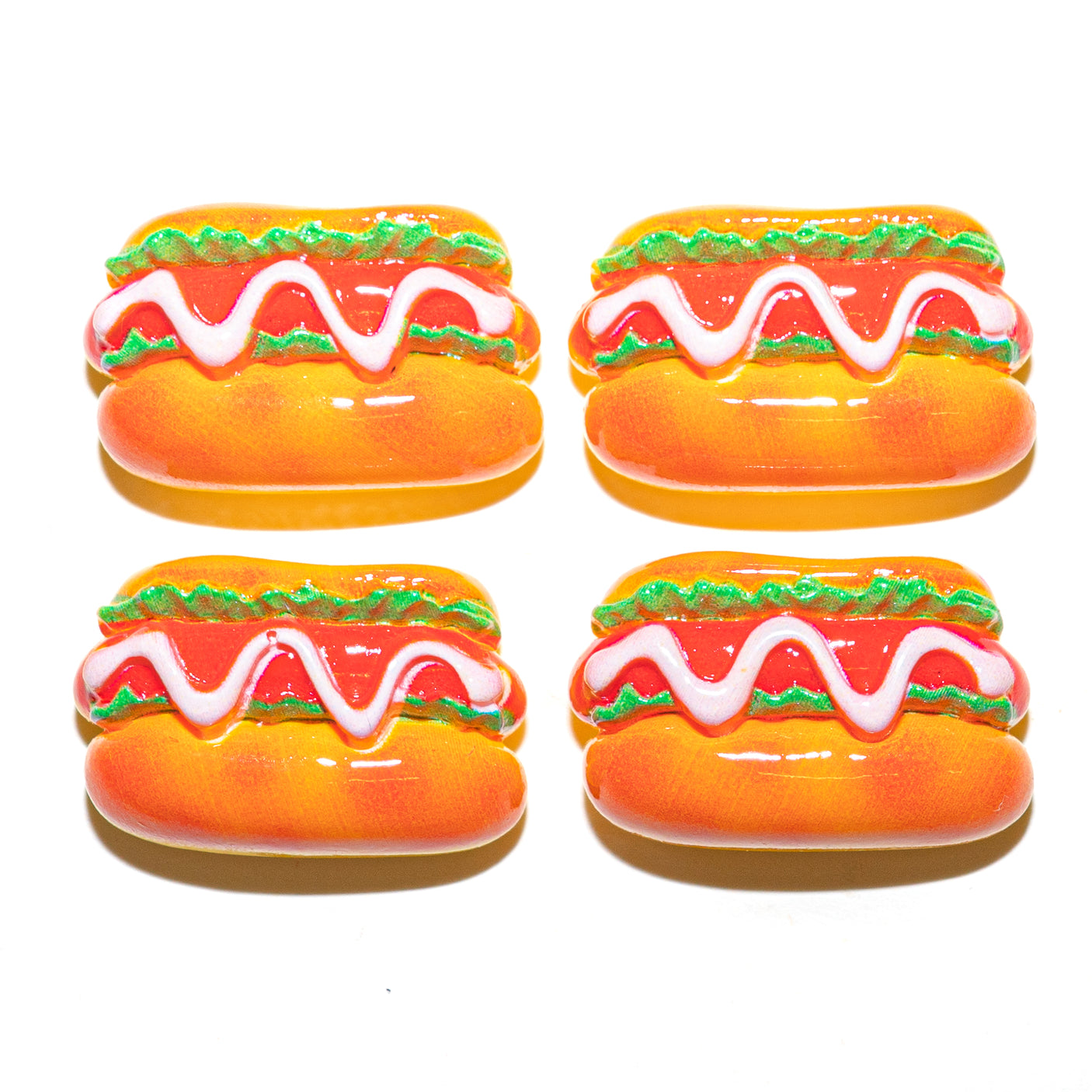 Cute Hot Dog Cabochons