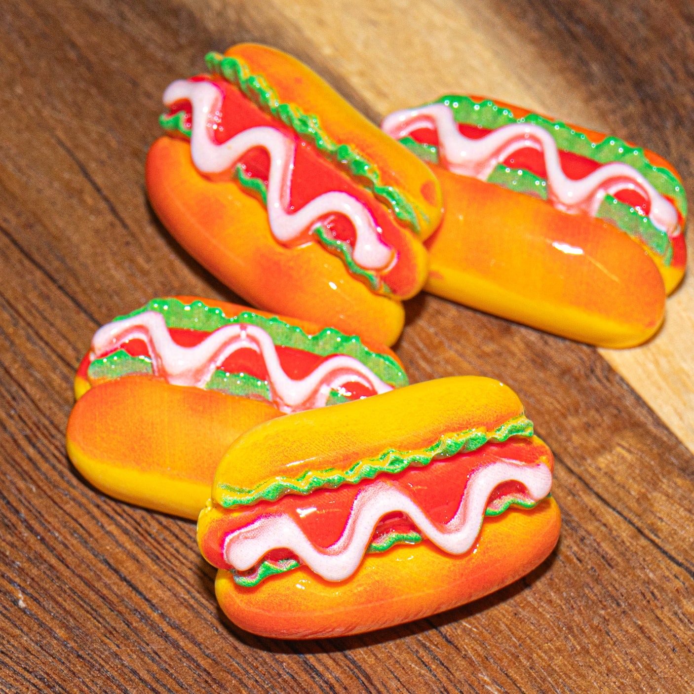 Cute Hot Dog Cabochons