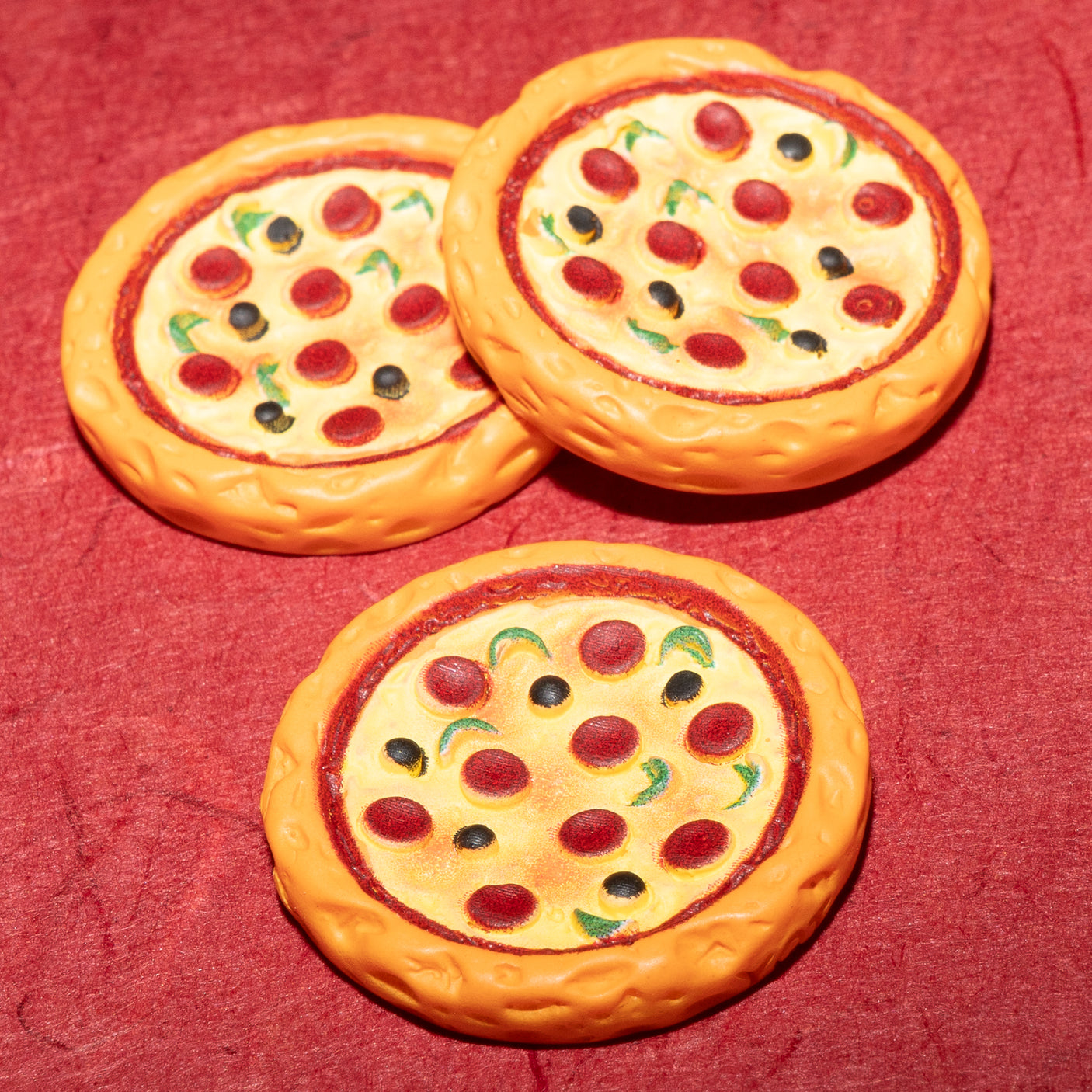 Mini Pizza Cabochons