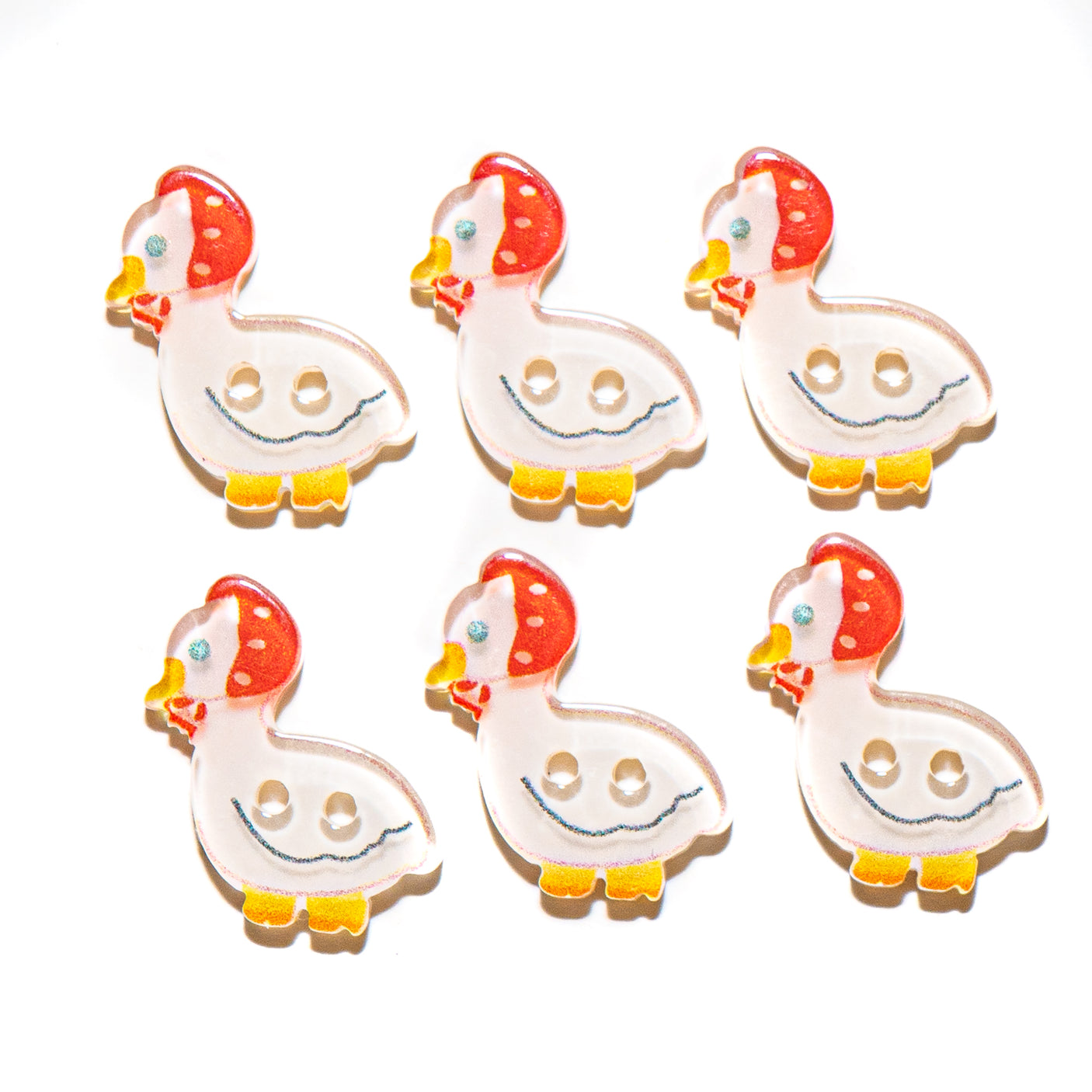 Mother Goose Printed 2-Hole Buttons