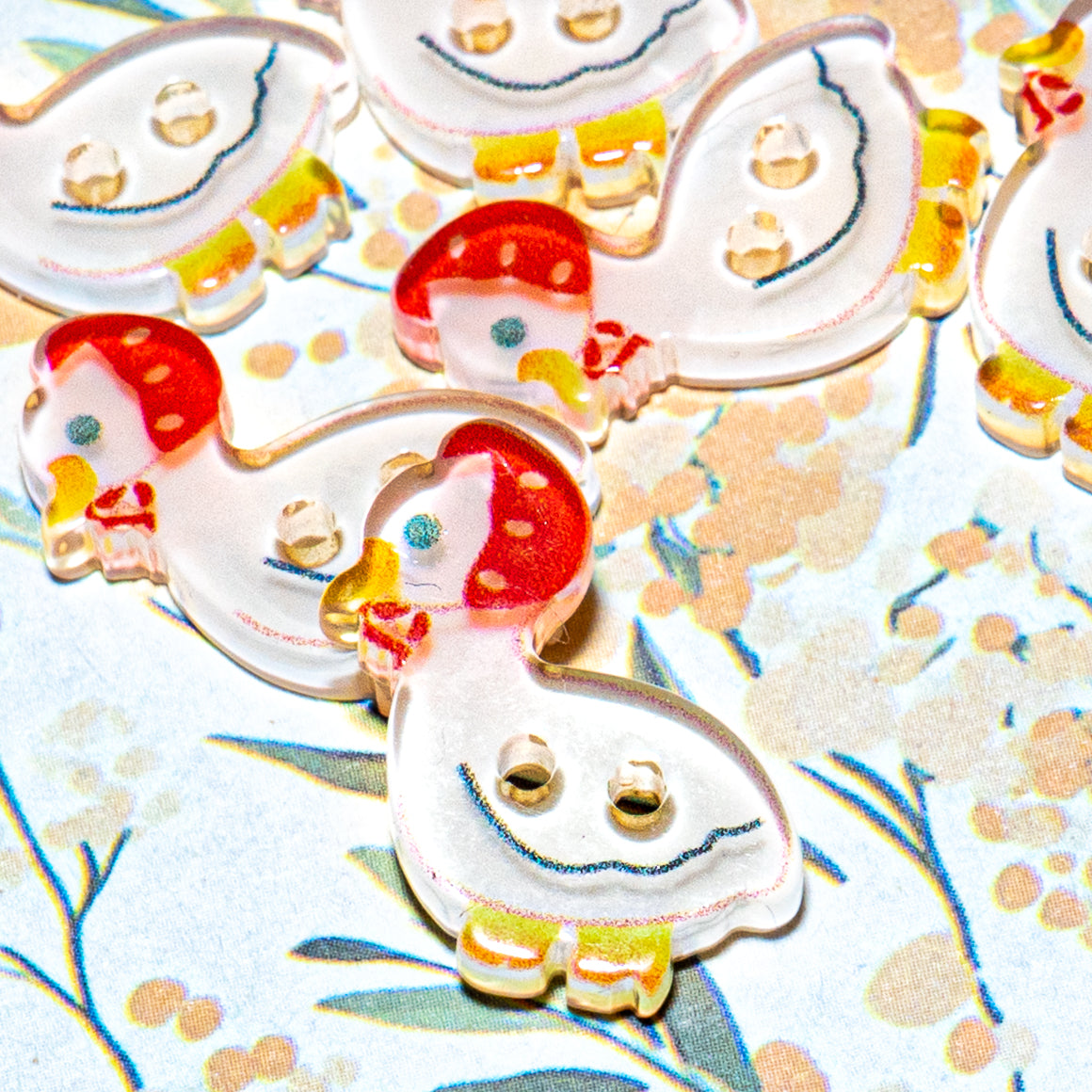 Mother Goose Printed 2-Hole Buttons