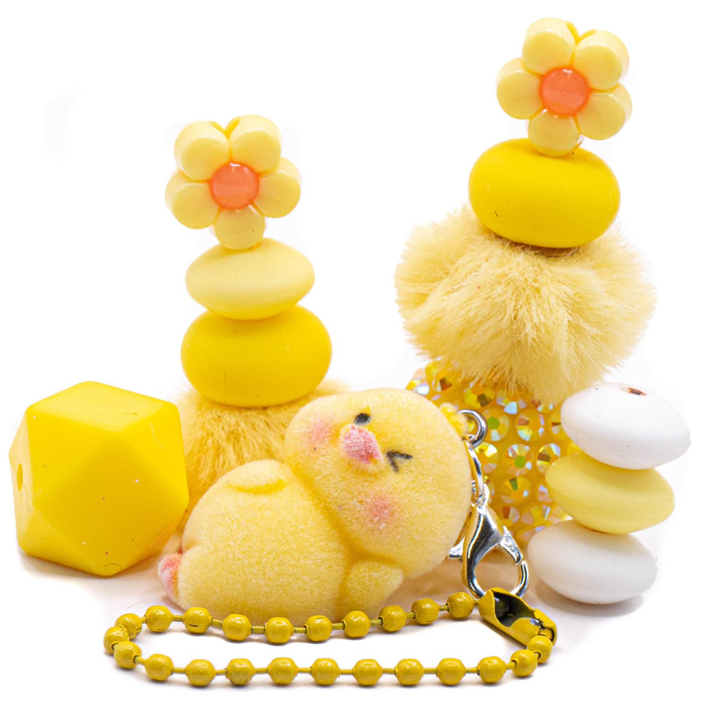 Bite-Sized Silicone Bead Mix in Duckies