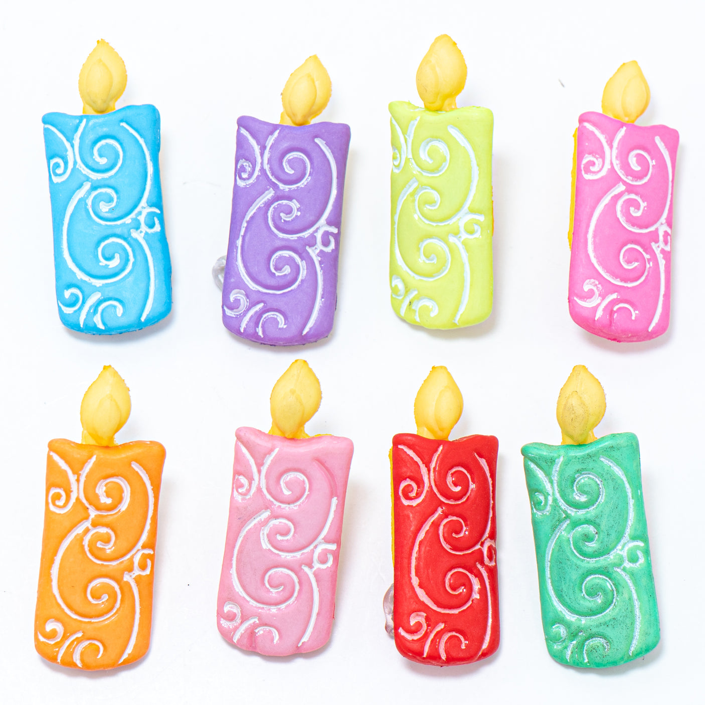 Birthday Candles Loop Back Buttons
