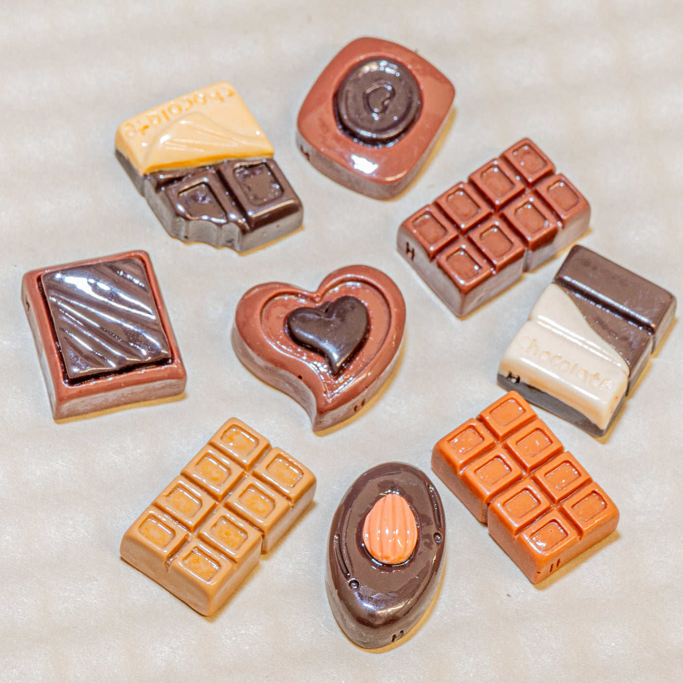 Chocolate Treats Resin Craft Embellishments
